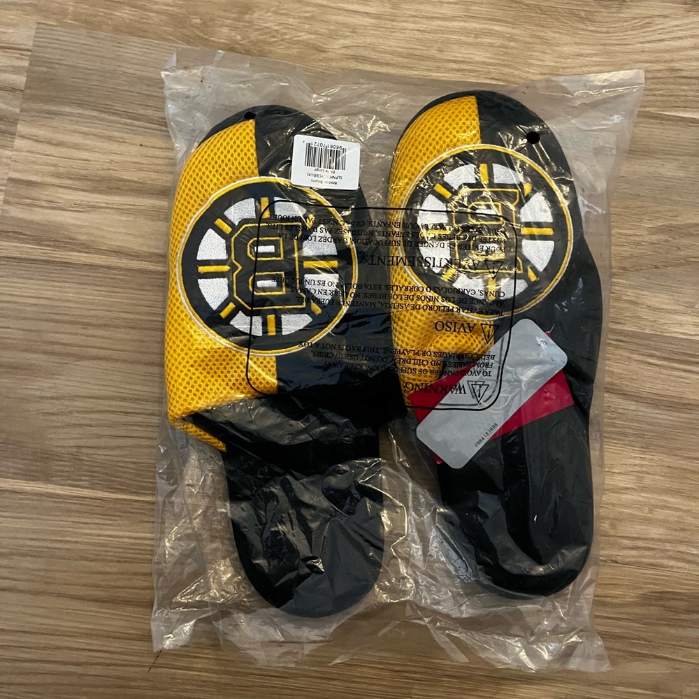 Boston Bruins Slide Sandals